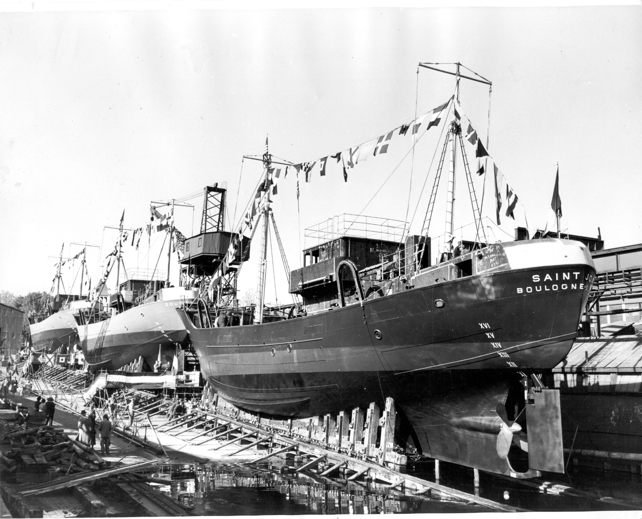 Diesel trawlers for the French Governments, Patron Roger Dupuy, Doux Frimaire and Saint Joachim