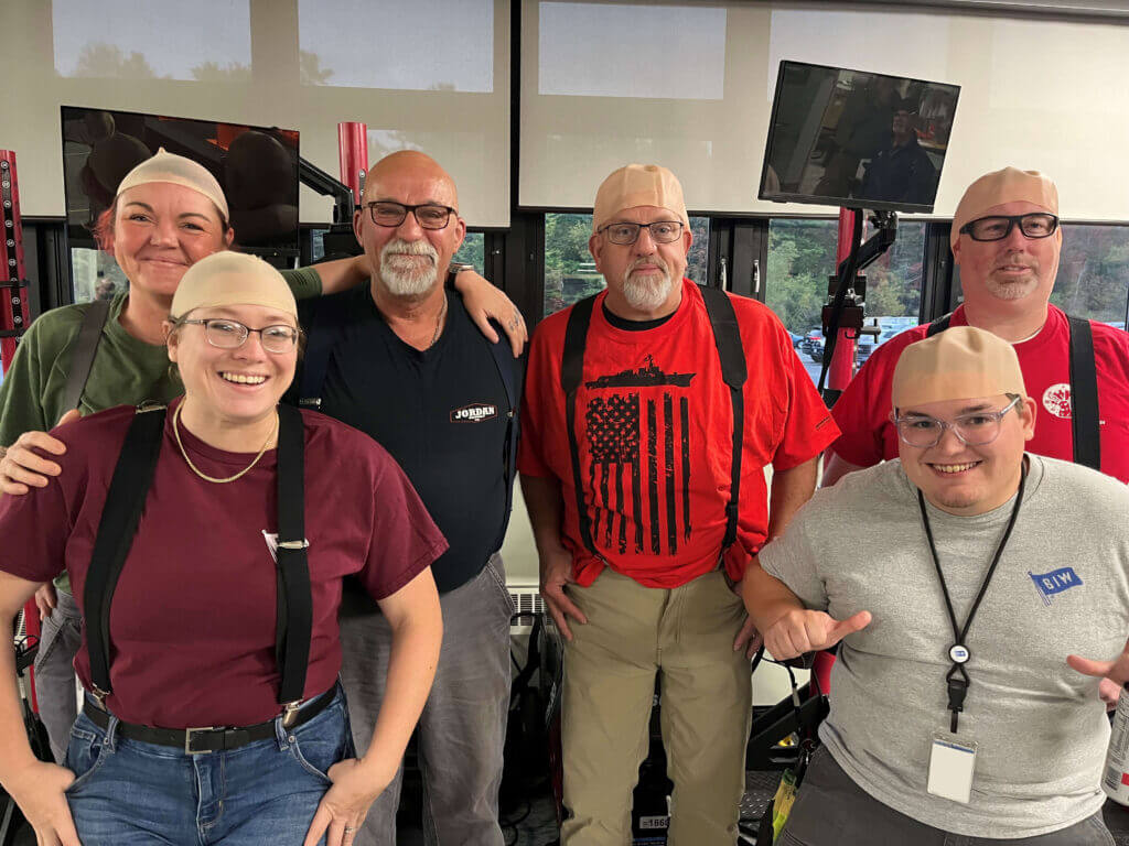Employees dress up for Superhero Spirit Day at BIW Training Academy