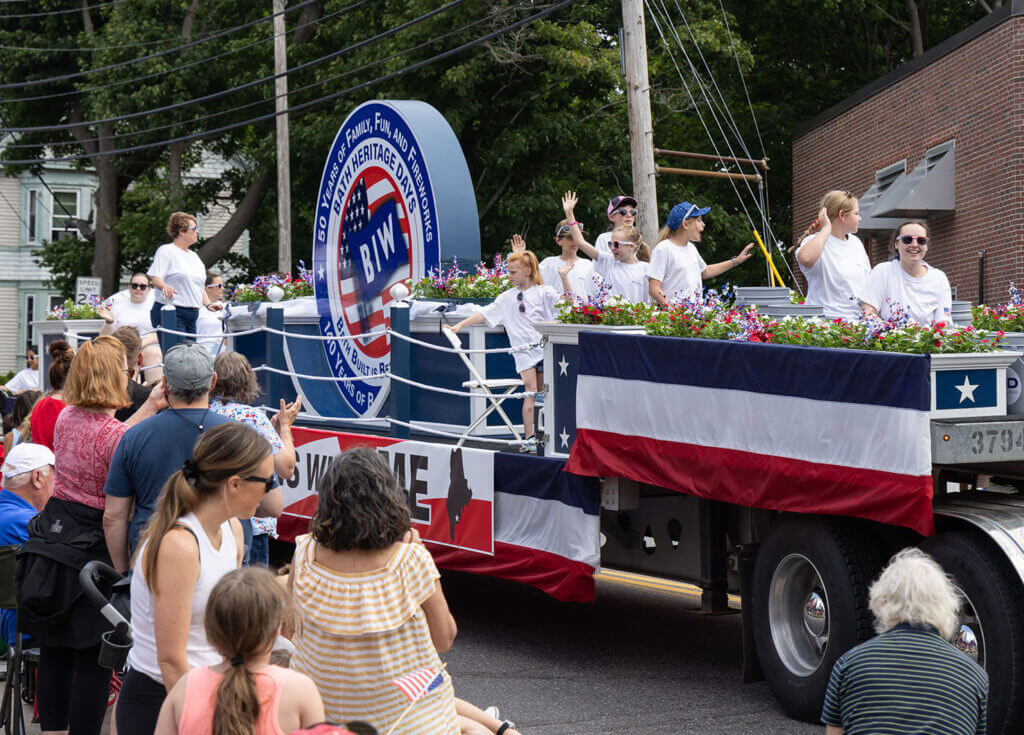 BIW's float at the Bath Heritage Days Parade