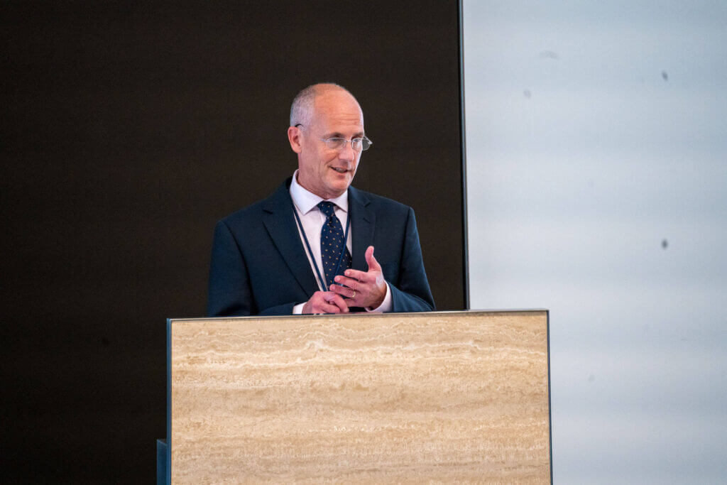 Eric Kruger presents at GD Supply Chain Excellence Award