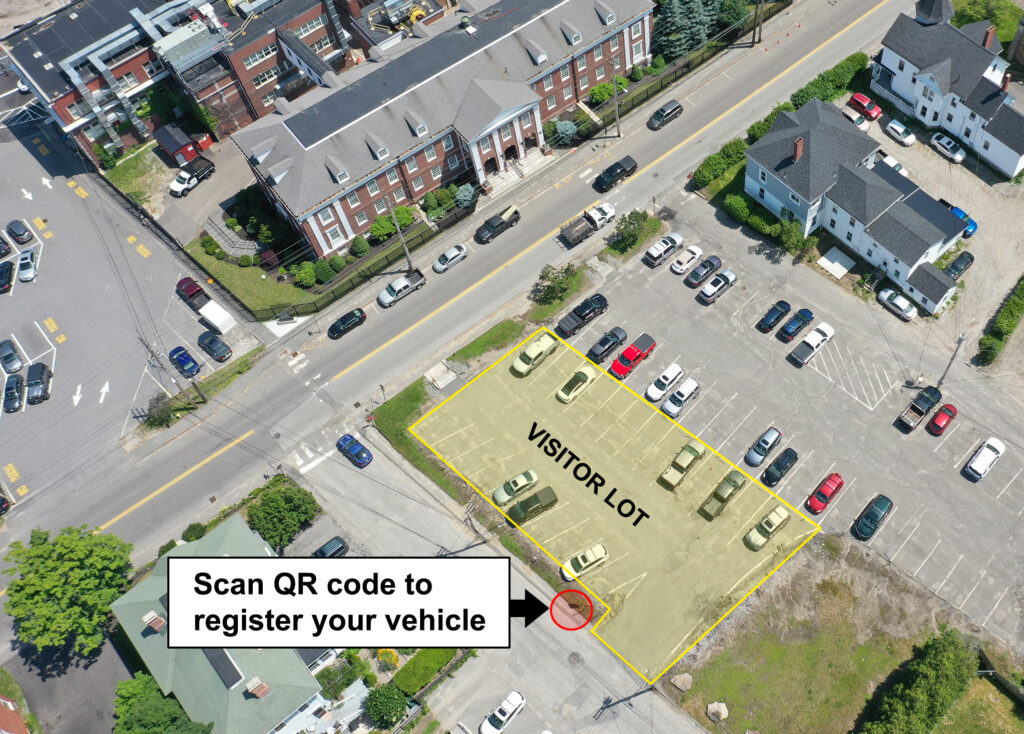 visitor parking lot